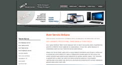 Desktop Screenshot of ankara-acerservisi.com